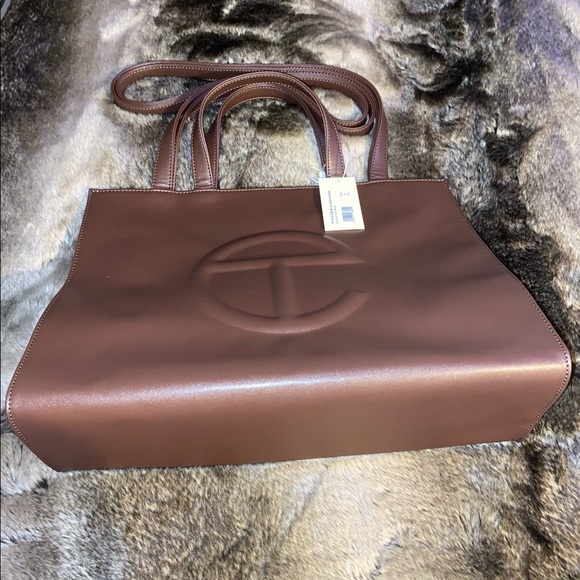 Telfar Handbags - BRAND NEW TELFAR (TELFEEZY) DARK BROWN MEDIUM BAG